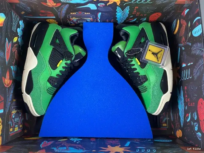 1st Kicks Shoes Air Box) Jordan 4 Retro(Special AJ4-965234 0605